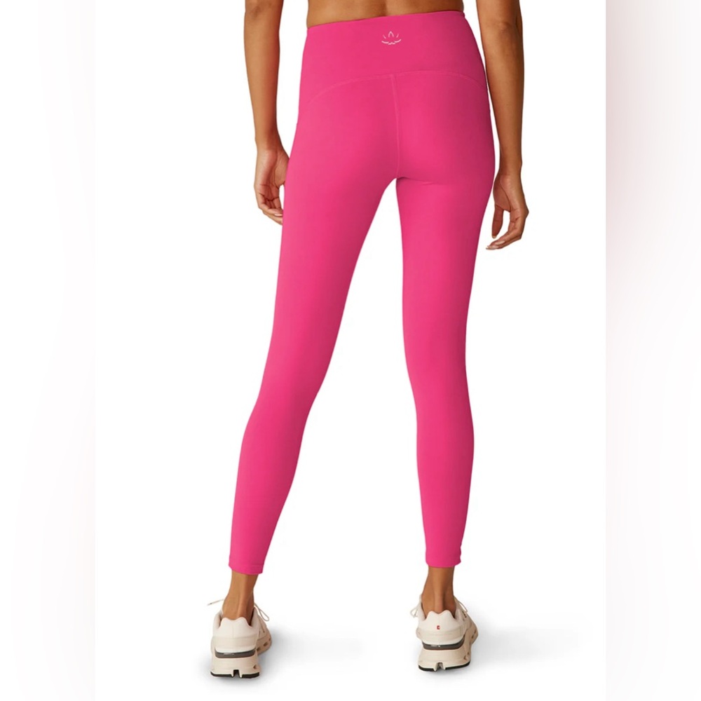 Beyond Yoga Power Beyond Strive High Waist Midi Legging Pink Energy Large